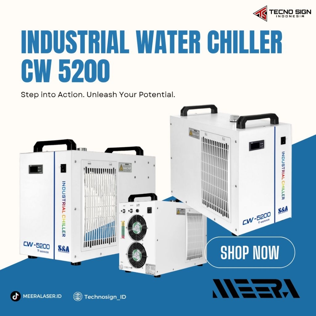 CHILLER CW5200 For Laser Cutting Co² Chiller Sirkulasi
