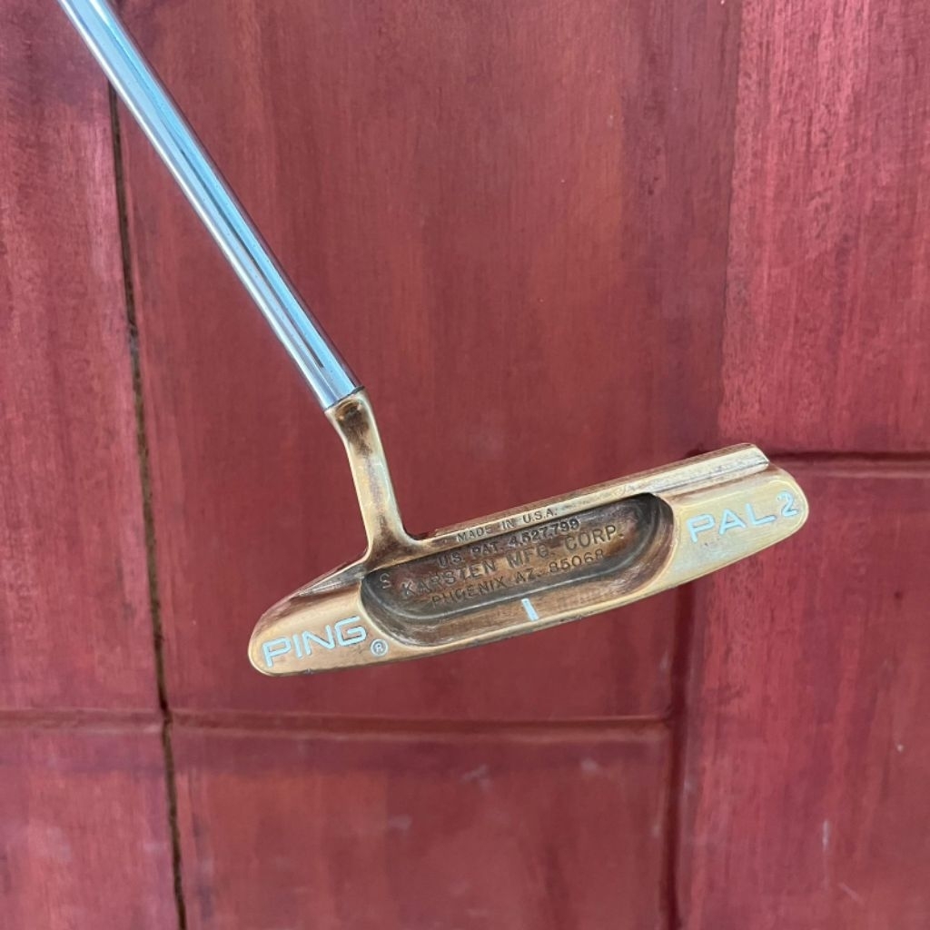 Ping Pal 2 Becu Original Made In USA Karsten MFG. CORP. PHOENIX U.S. PAT. 4.527.799 Stick Golf Putte