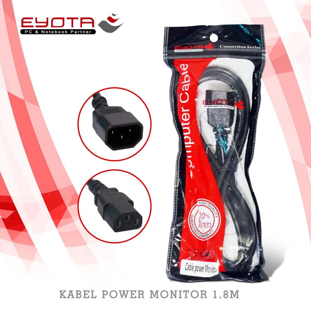 KABEL POWER CPU PC KOMPUTER MONITOR KE LISTRIK 1.8M KUAT AWET BAGUS / KABEL POWER MONITOR