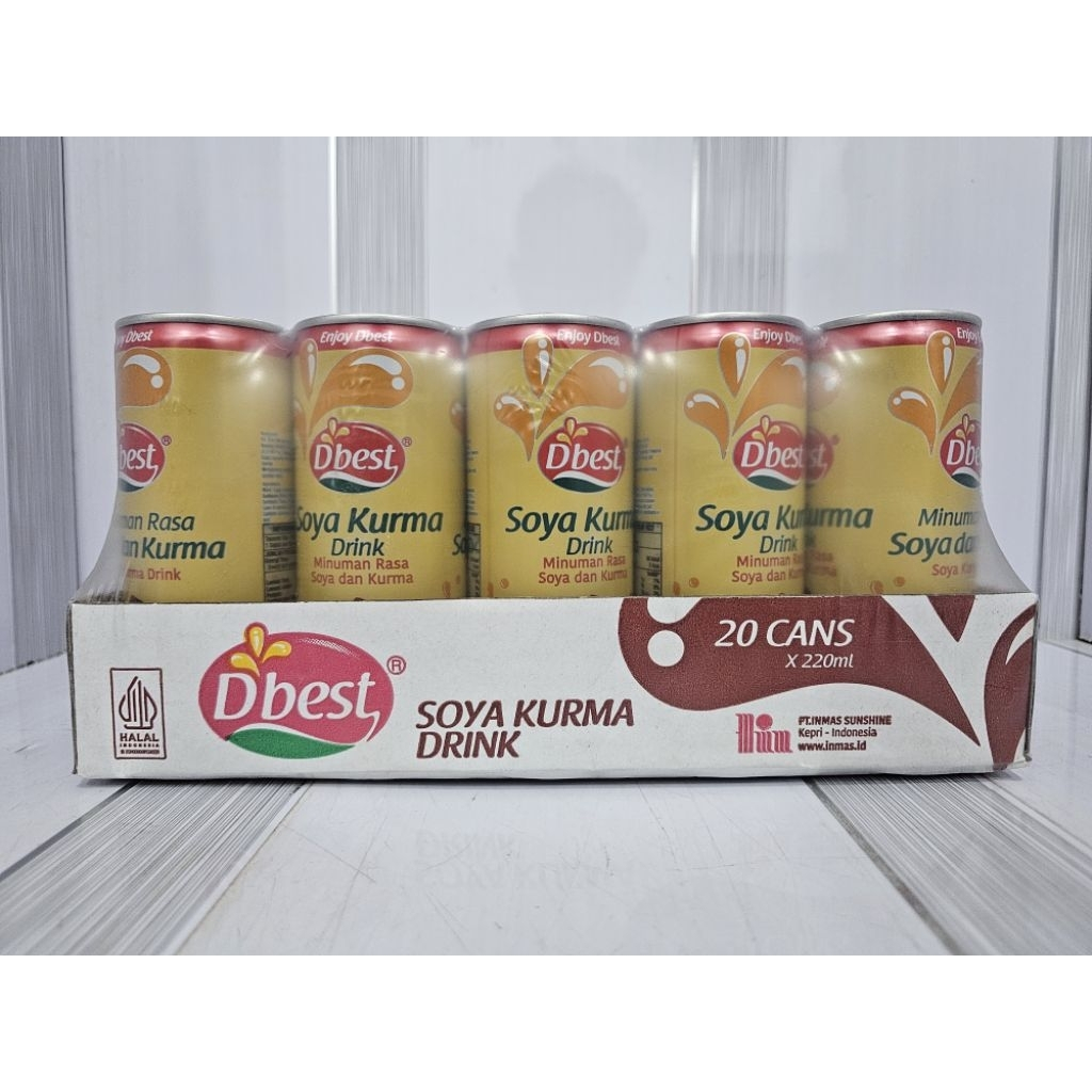 DBEST SOYA KURMA KALENG DUS 20 X 220ML