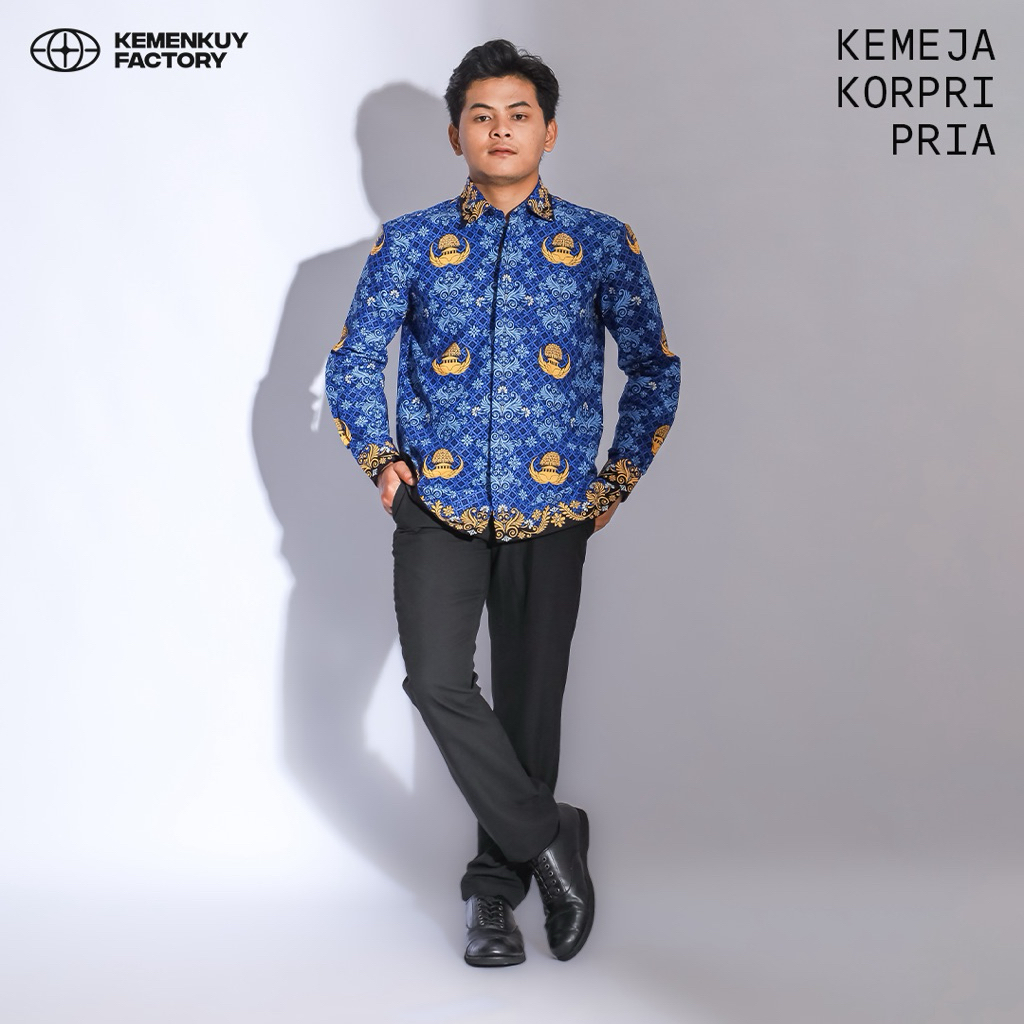 Batik Korpri Pria Kualitas Pejabat