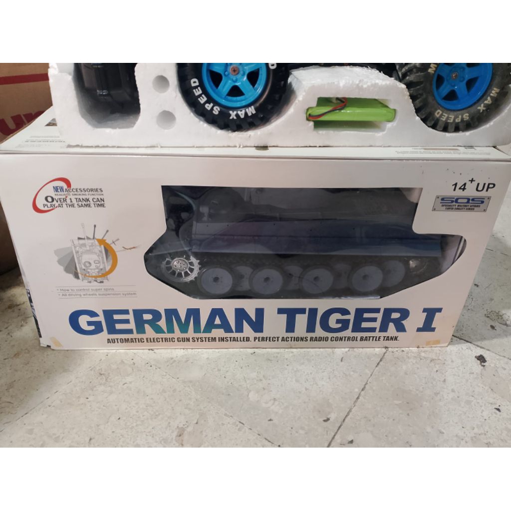 RC Tank Hen Long German Tiger NOS