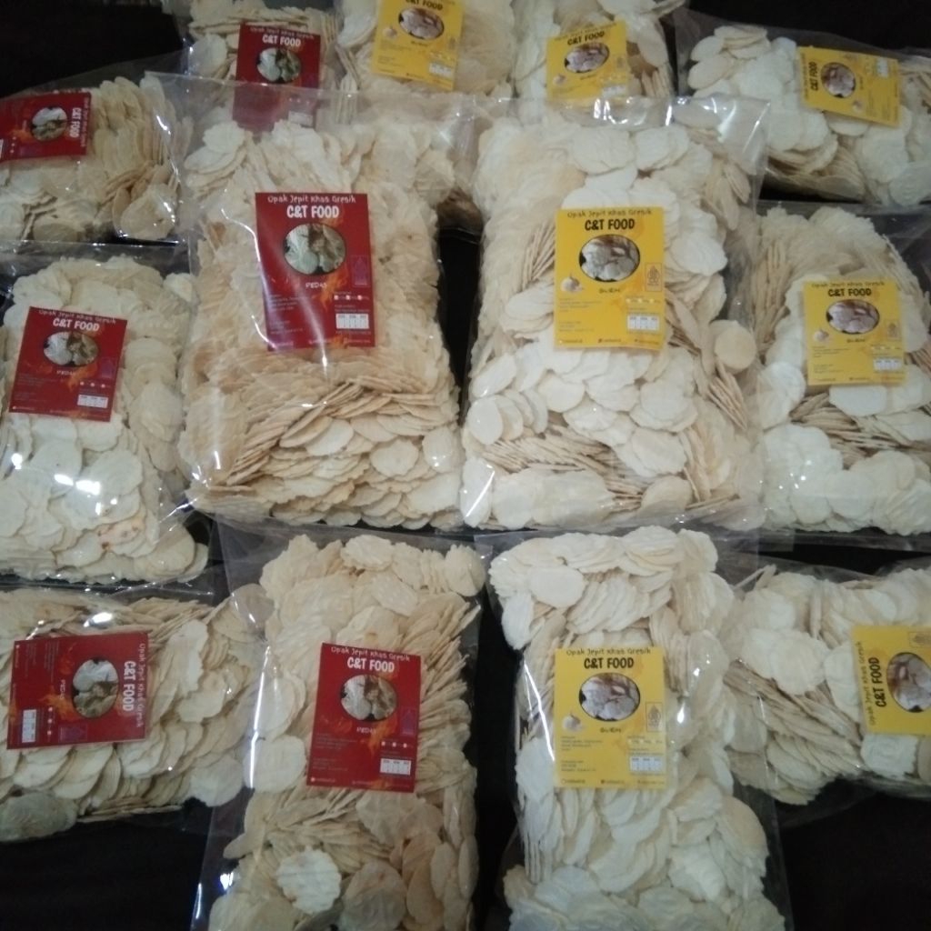 Kilua_Kitz07 Opak Jepit Pedas Khas Giri Gresik Opak Ketan Opak Gurih Opak Koin Opak Mini Opak Gapit