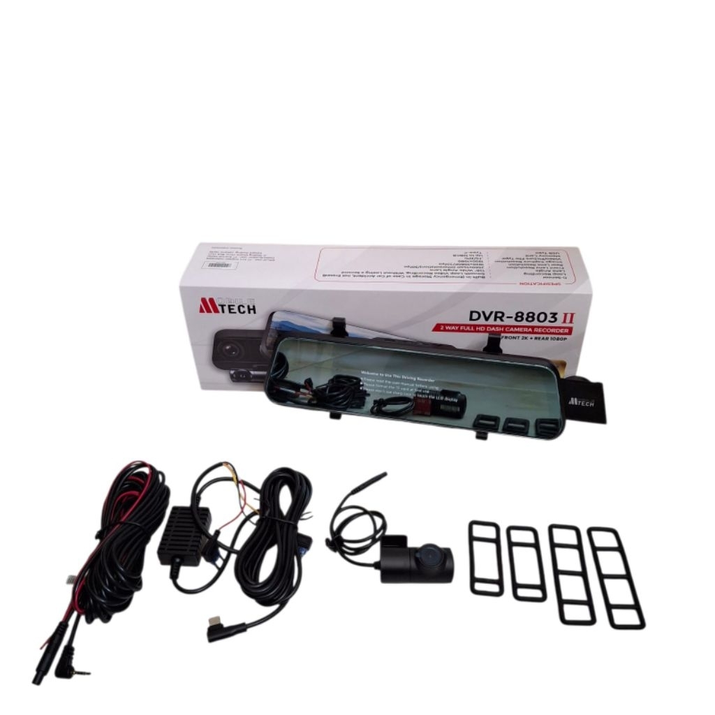 READY Dvr spion mtech DVR-8803 II dashcam spion mtech/mobiletech 9.66 inch 2K+support wifi free