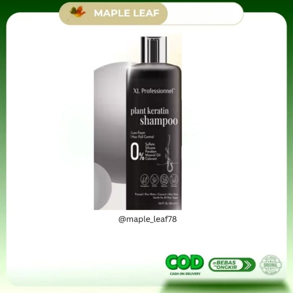 Xl Plant Keratin Shampoo 350 ml