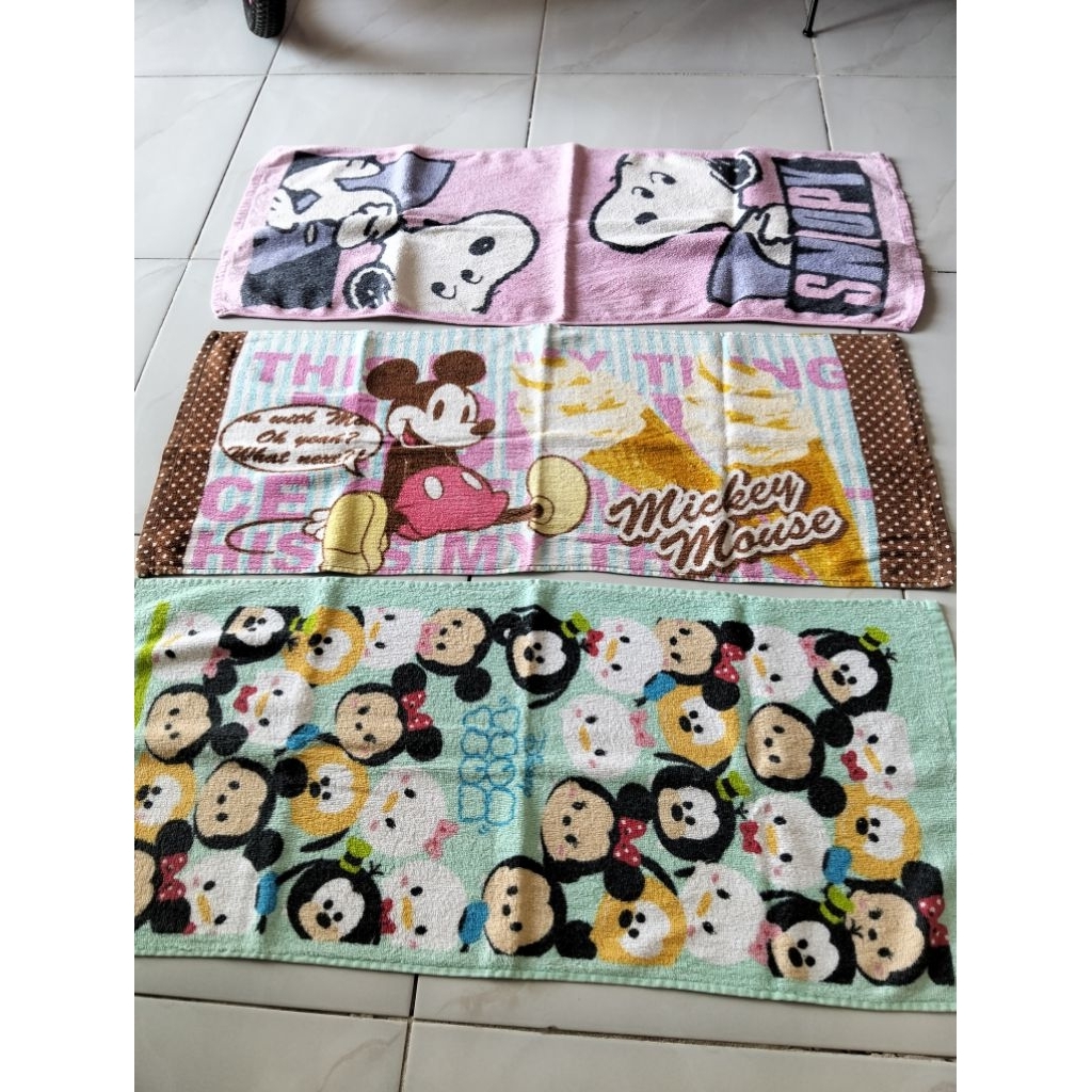 Paket handuk keramas/handuk anak motif lucu