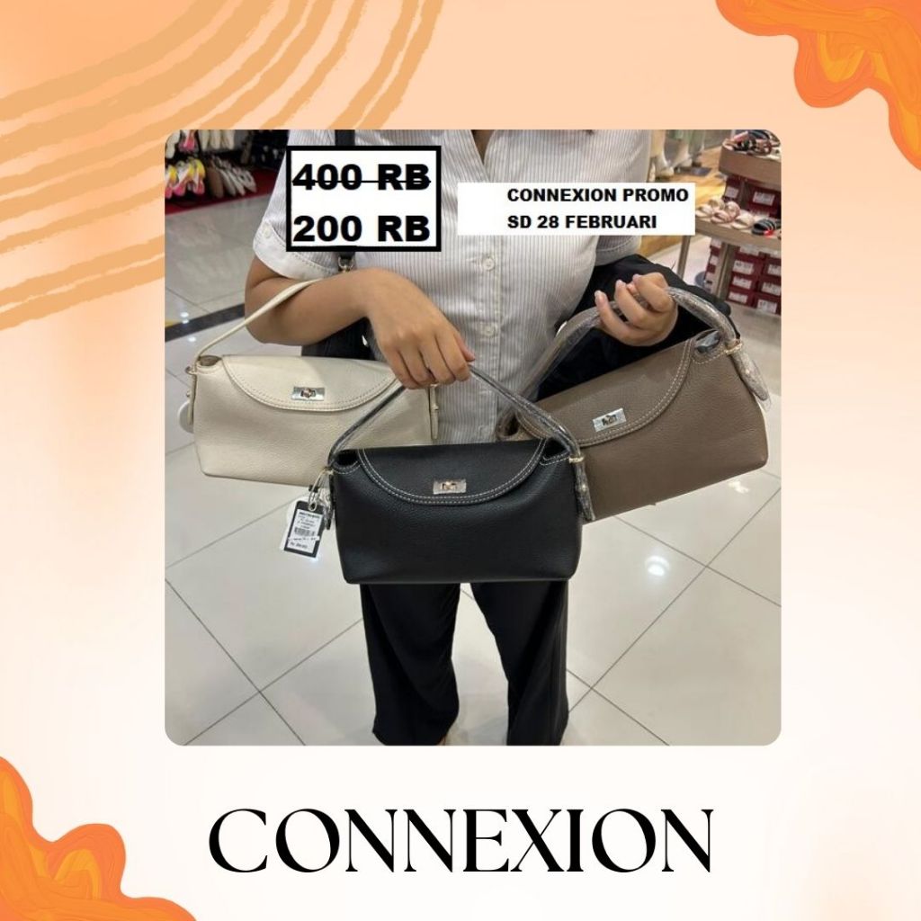 Tas CONNEXION Wanita Original SATCHEL BAG