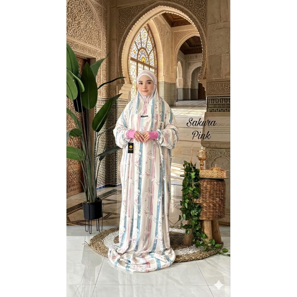 Best Seller Mukena Basmah/Mukena Yabasmah/Mukena Motif/Mukena Terompah/Mukena Manset/Mukena Terusan