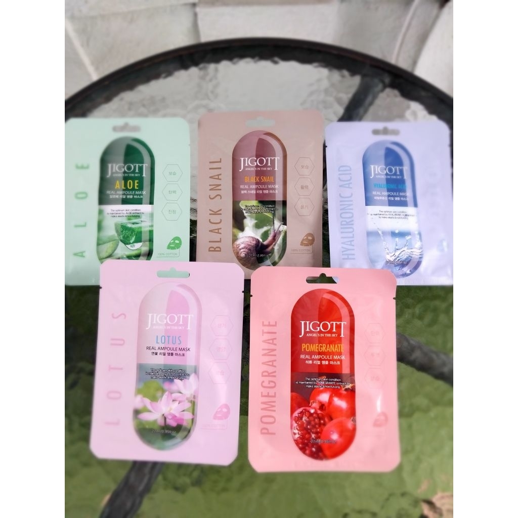 BUDLING 5  JIGOTT - Real Ampoule Sheet Mask 27ml