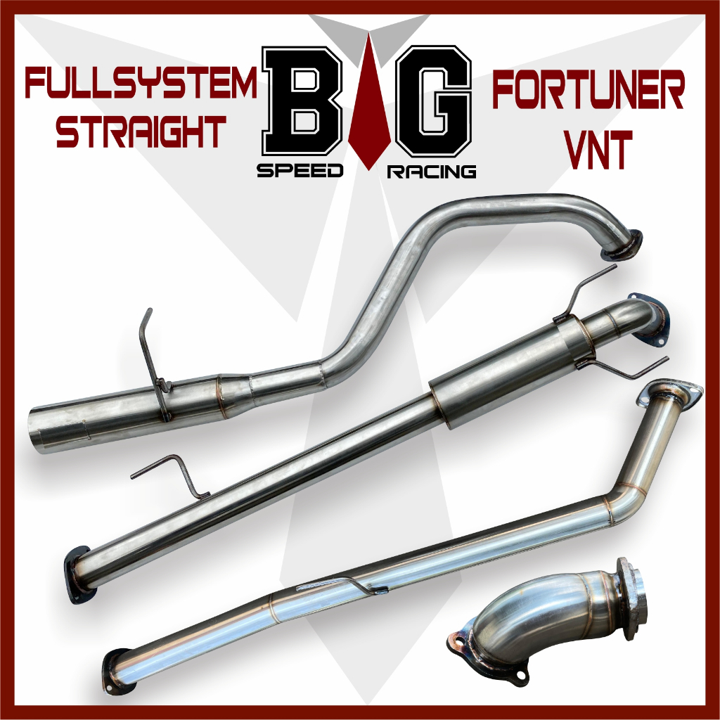 Knalpot Fullsystem Tailpipe Straight Innova Fortuner VNT