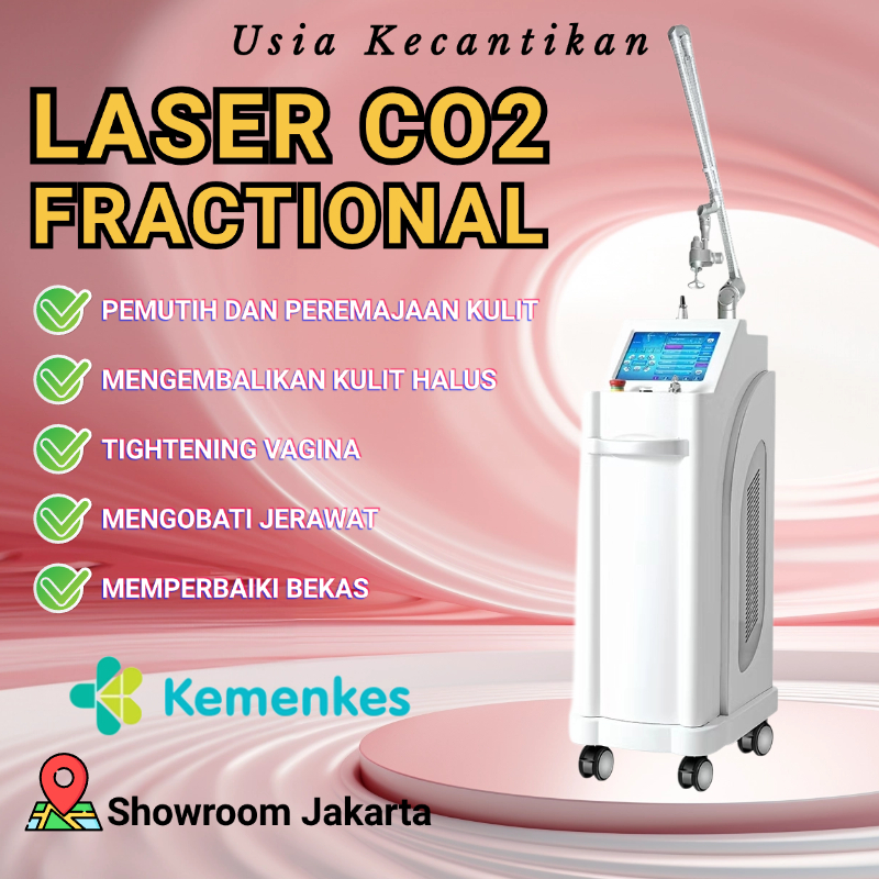AKL-Co2 laser fractional Laser co2 fractional laser penghilang bekas luka laser wajah alat klinik ke
