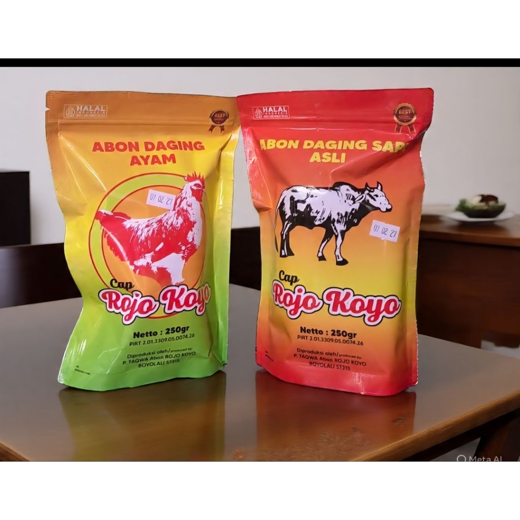 Abon Asli Sapi dan Ayam Rojo Koyo