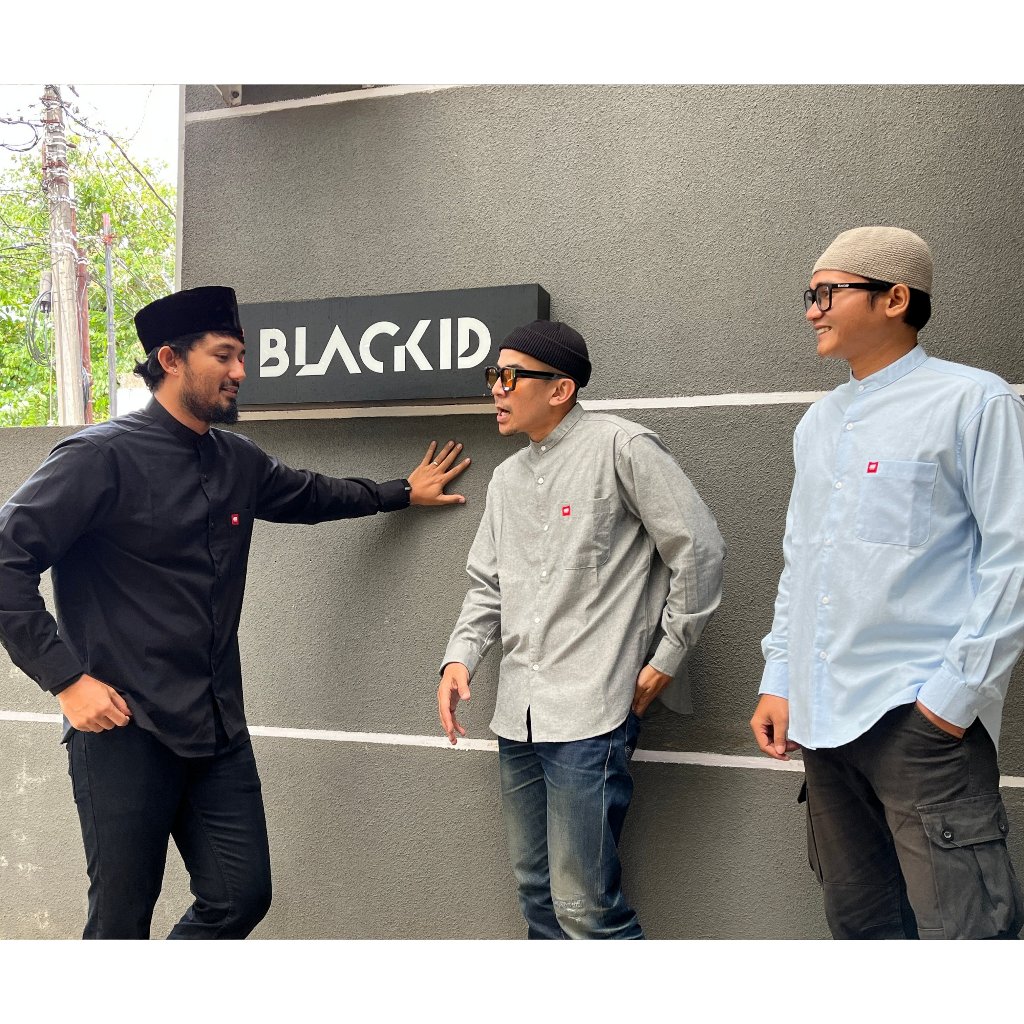 BLACKID KEMEJA KOKO MUSLIM TANGAN PANJANG