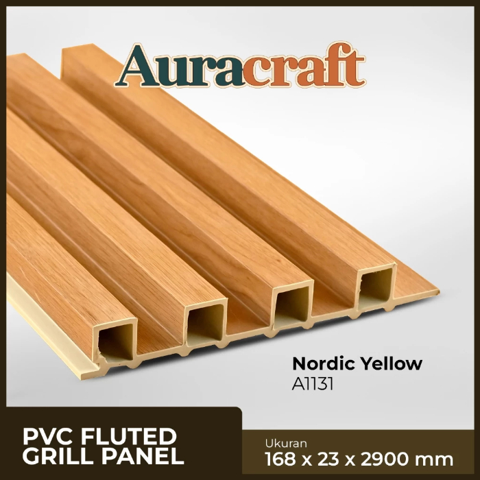 WPC Fluted Grill Panel – Panel Dinding WPC Fluted Grill Interior Eksklusif