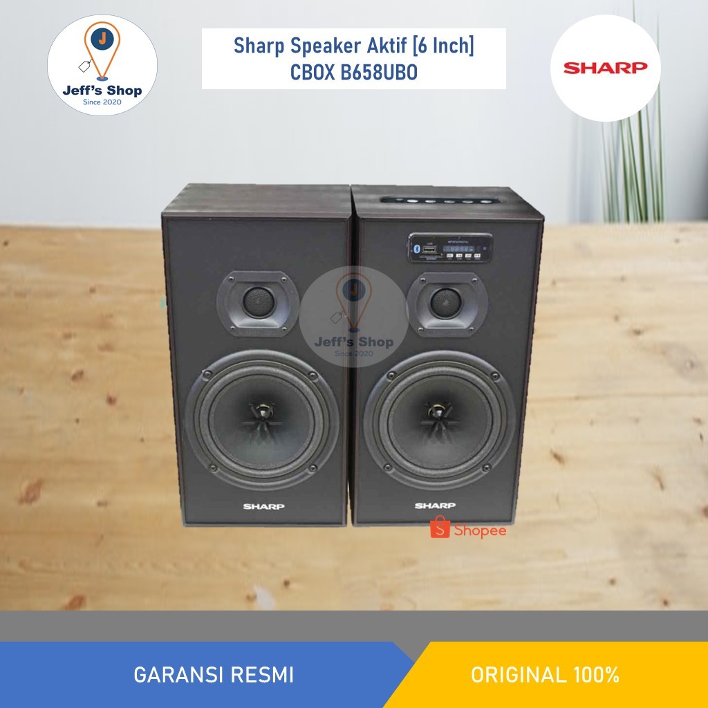 Sharp Speaker Aktif [6 Inch] CBOX B658UBO