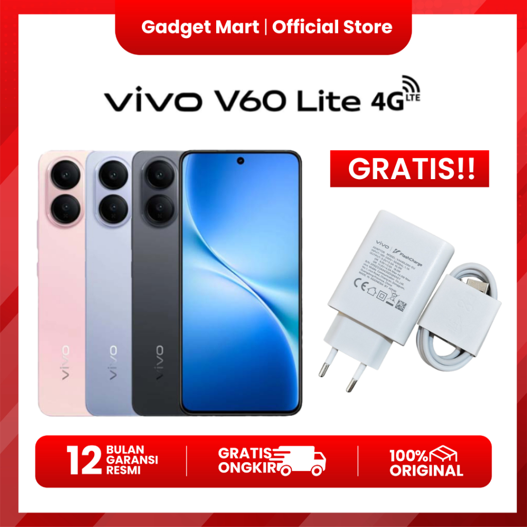 VIVO V60 LITE 4G 8GB/256GB - NEW - GARANSI RESMI