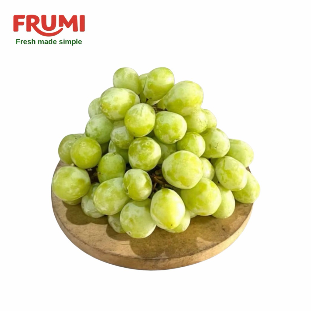 Buah Anggur Hijau Non Biji Segar 500 Gram