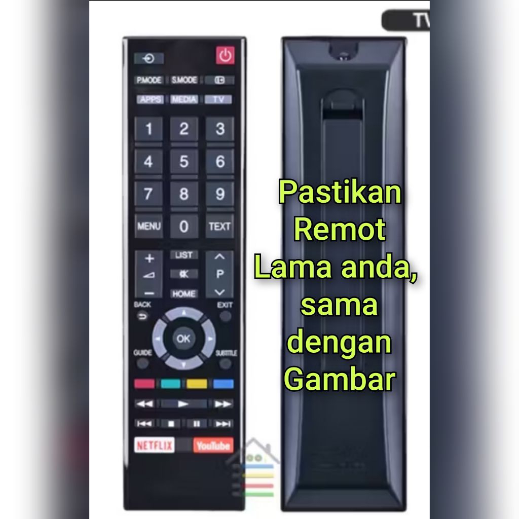 REMOTE TV TOSHIBA CT-95007 LED LCD DIGITAL