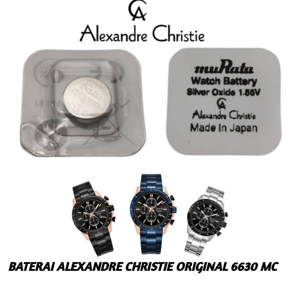 Baterai Alexandre Christie original 6630 MC