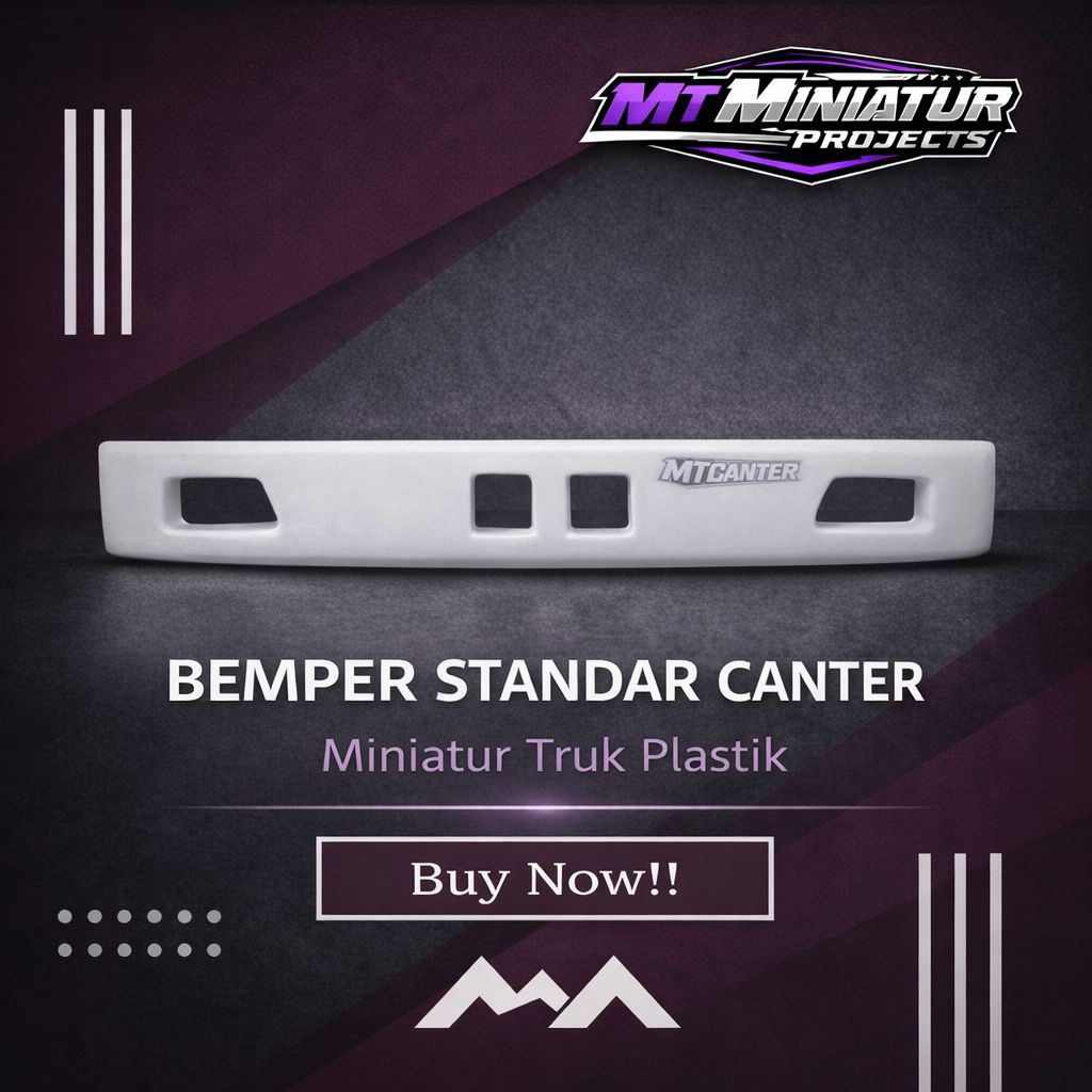 Bemper Canter Ori Truk Plastik