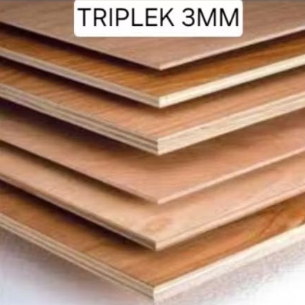 REQUES PAPAN KAYU TRIPLEK / MULTIPLEK FULL 3MM SEMI MERANTI/ TRIPLEK MERANTI