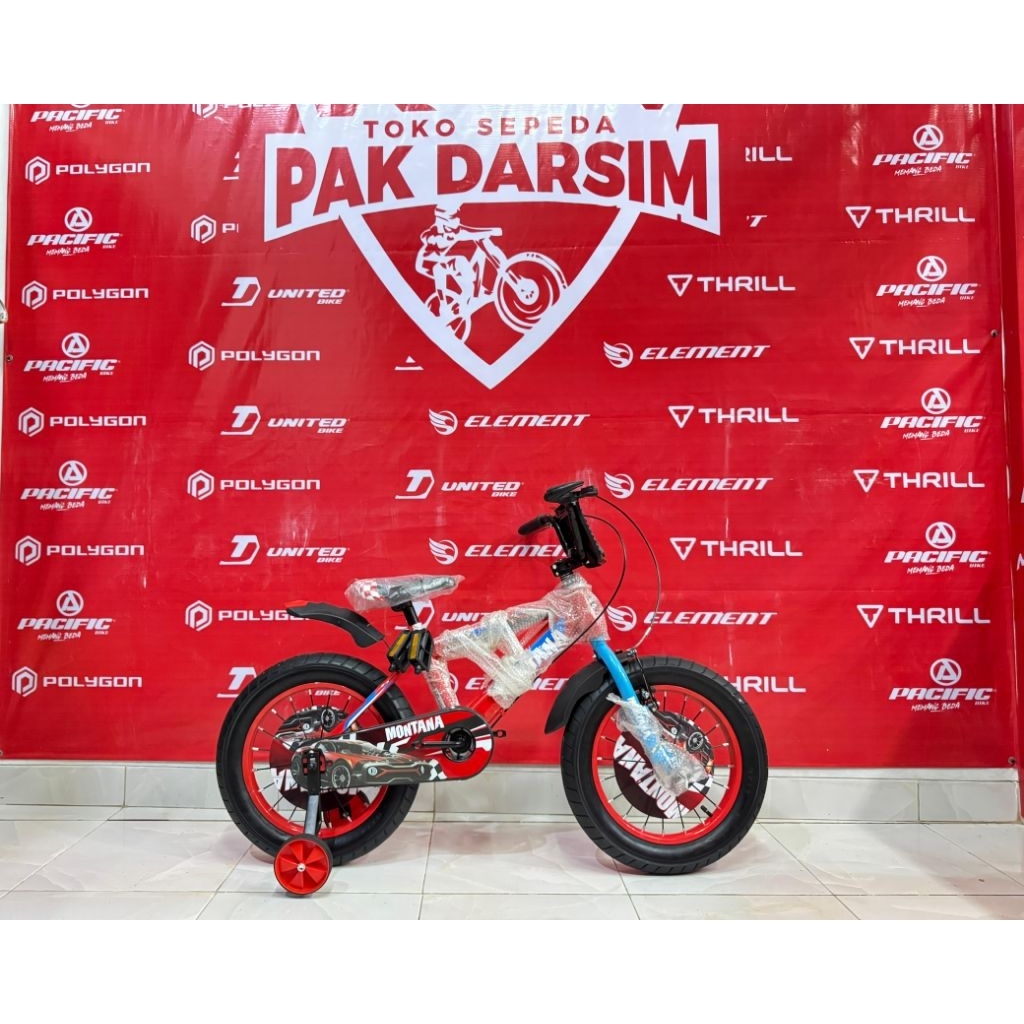 Sepeda BMX 16 Montana ban besar