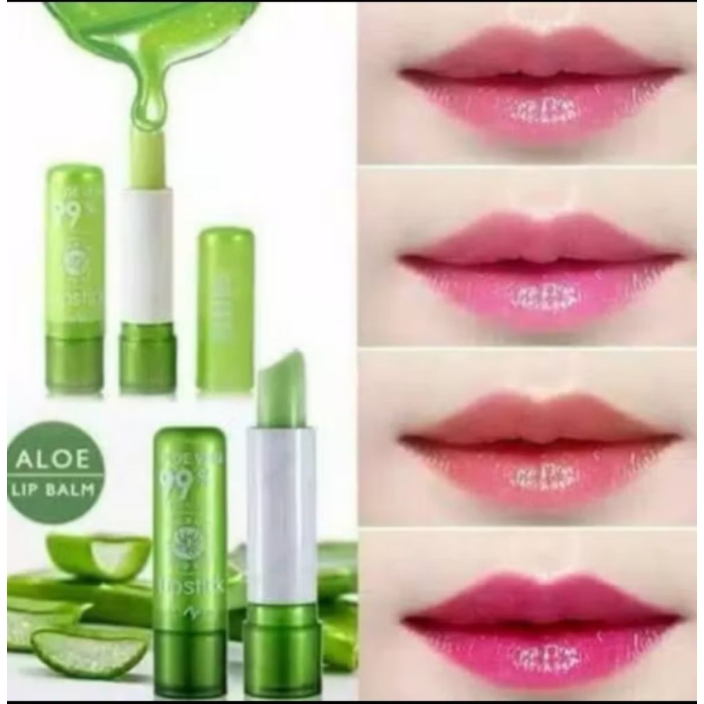 LIP BALM  MEOVER ALOEVERA 99% - LIP BALM PELEMBAB BIBIR - Lip Balm AloeVera