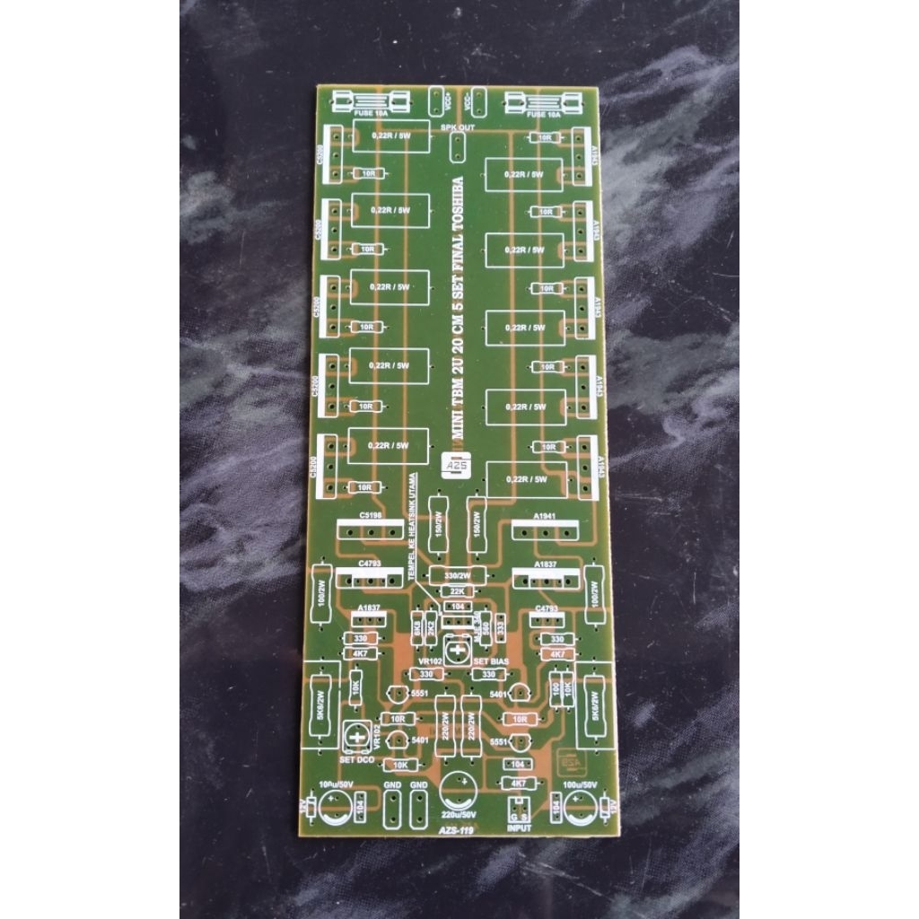 PCB Mini TBM 2U 20 cm 5 Set TR Final