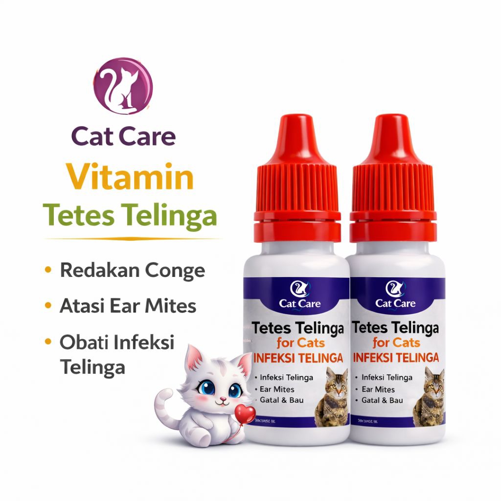 Obat Telinga congek infeksi telinga kucing anjing catcare