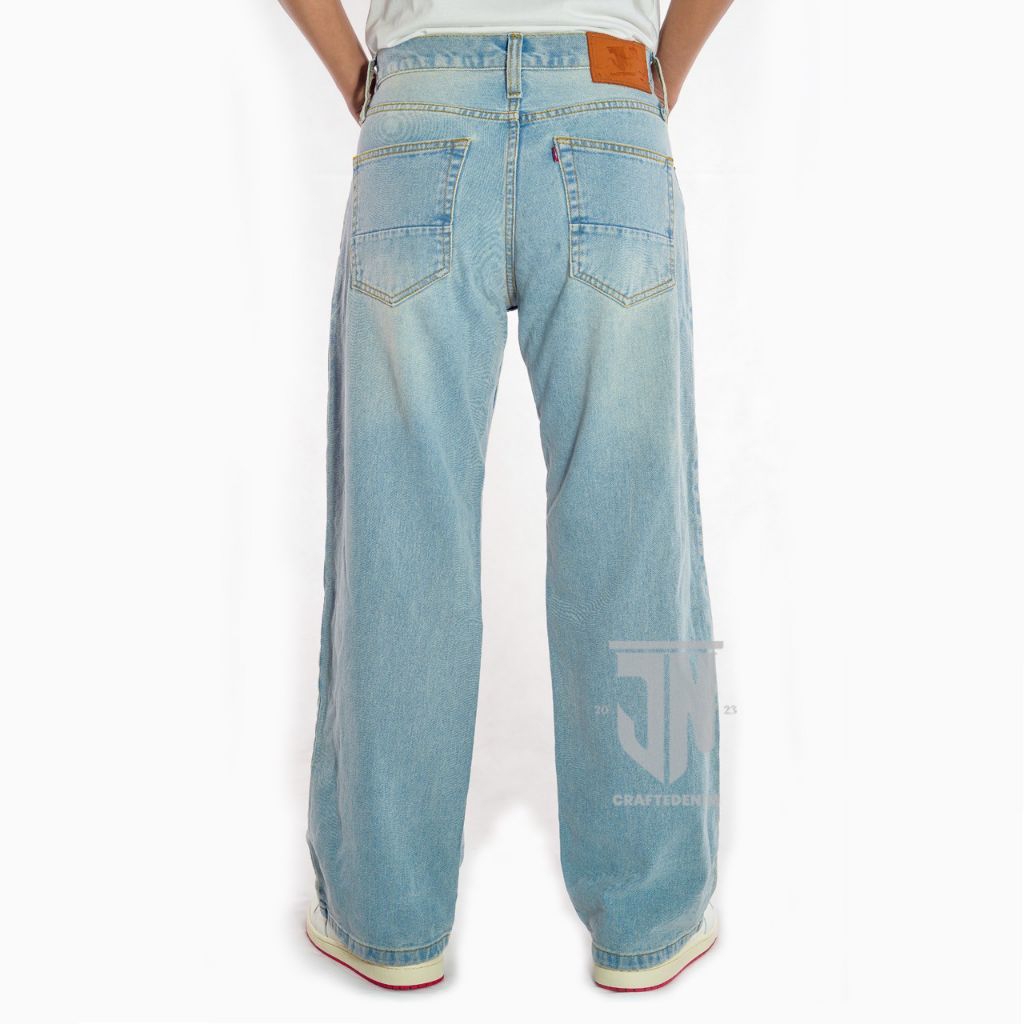 CELANA JEANS BAGGY BIOBLIT DISTRO BANDUNG