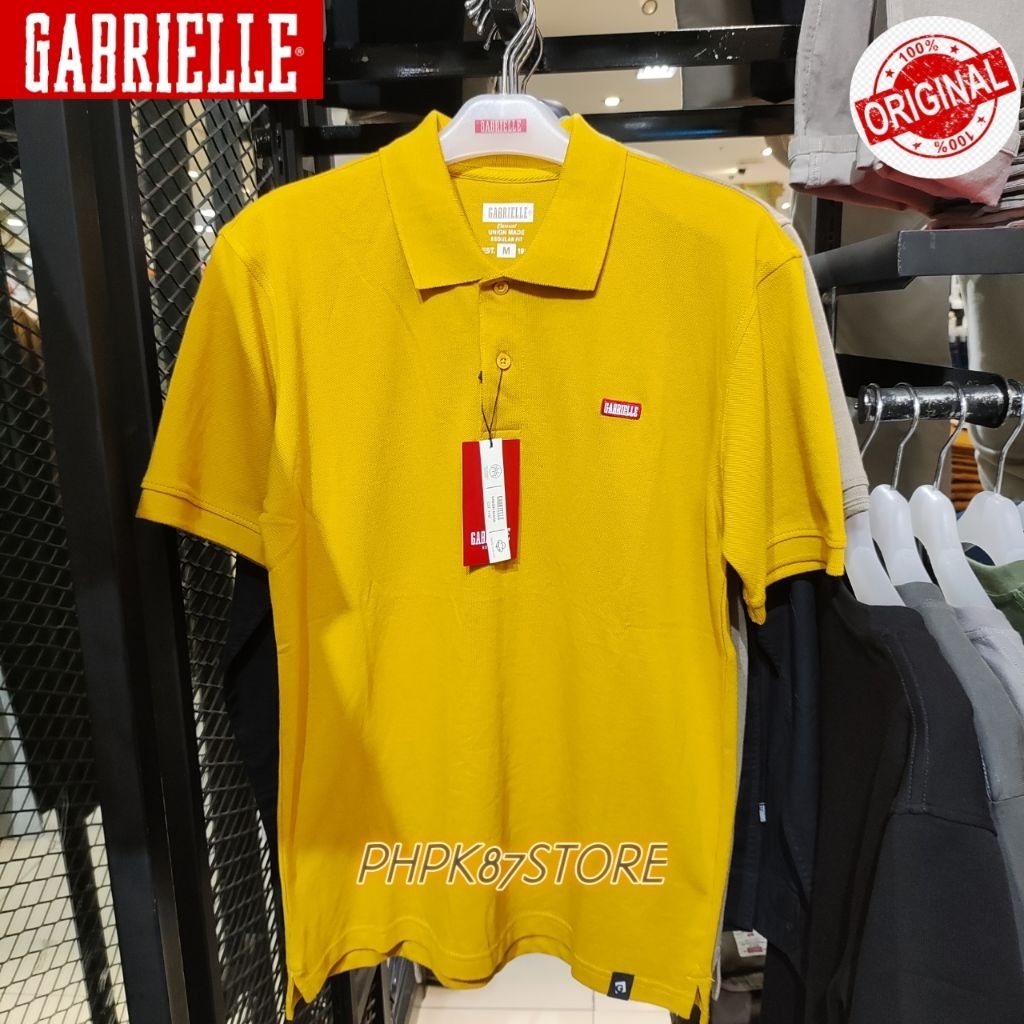 GABRIELLE  Kaos polo pendek pria original premium