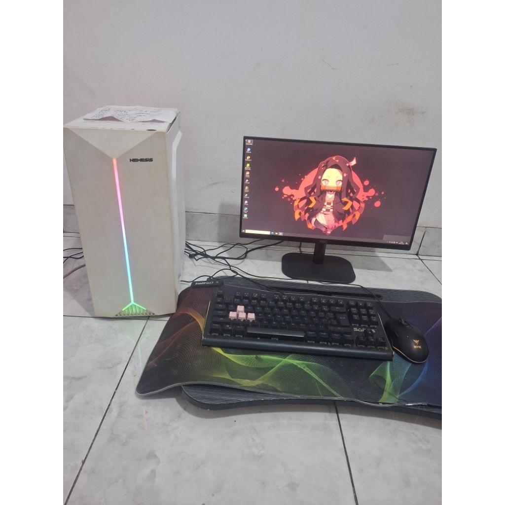 TERMURAH Pc Murah Pc Gaming Pc Fullset Pc Rakitan Editing core i3 gen 9 Asus GTX 1050 TI ddr5 no gtx