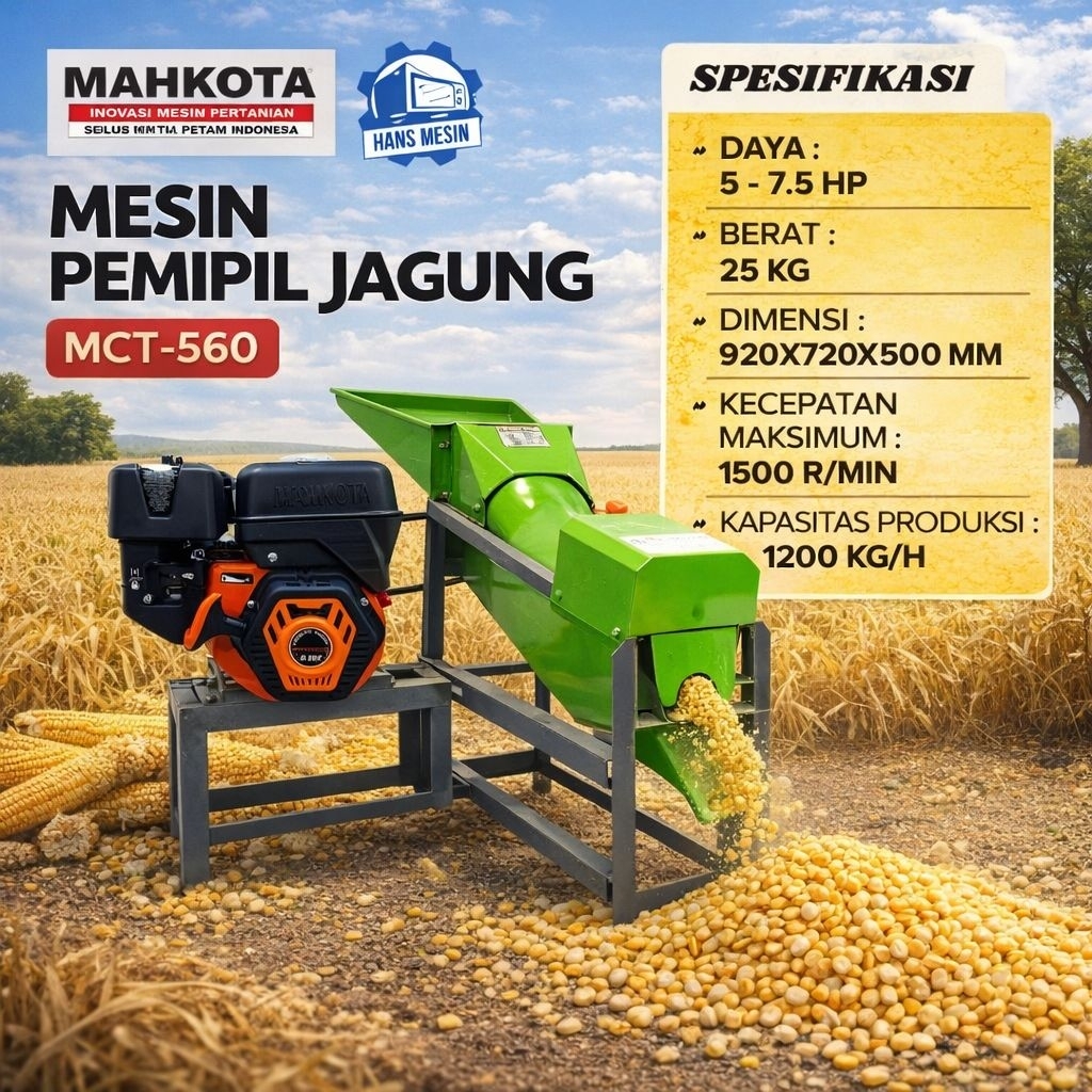 mesin jagung mahkota mct-560 original bergaransi resmi - MCT