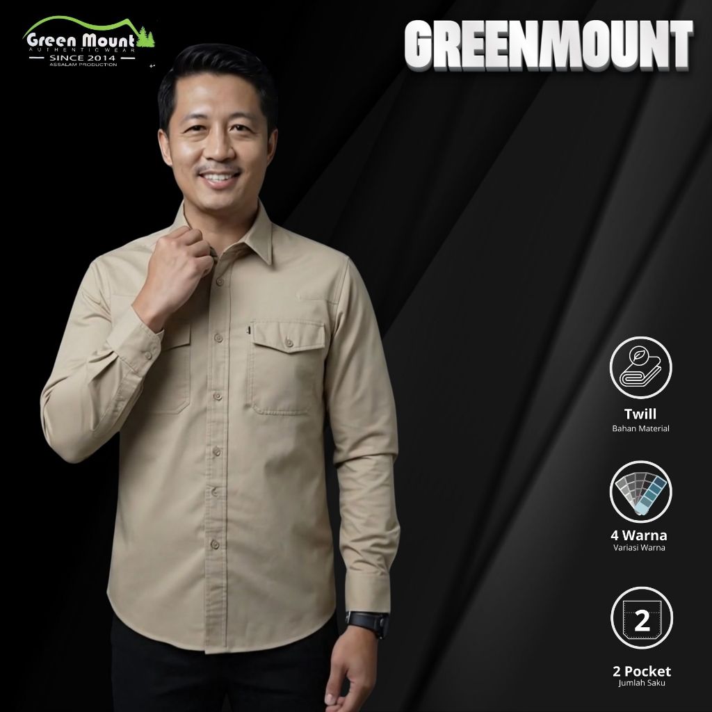 KEMEJA TACTICAL PDL PDH LAPANGAN PRIA WANITA Warna Khaki Navy Hitam Putih - bahan twill High Quality