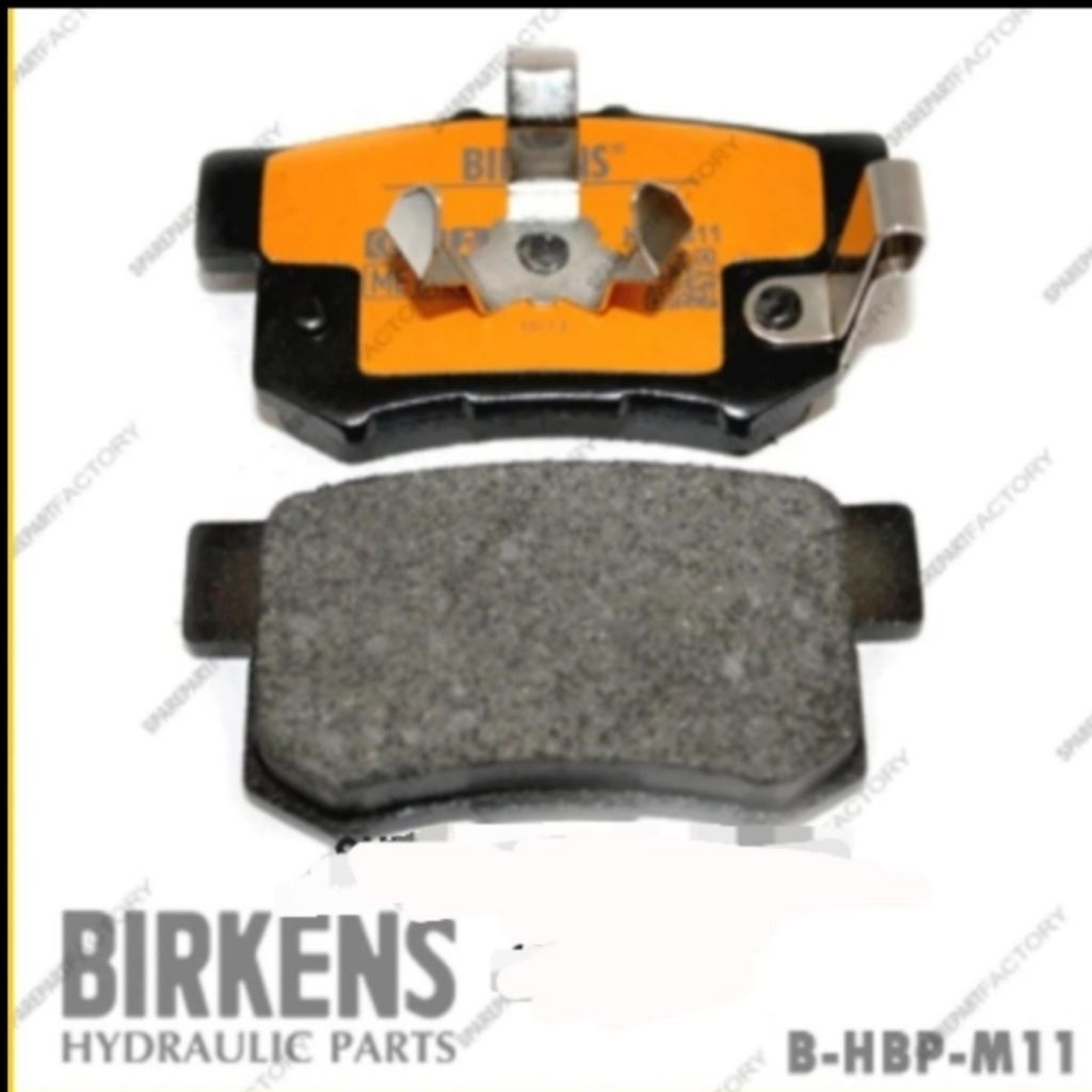 Brake Pad/Kampas rem belakang Cakram Honda Odessey/CRV, CIVIC, ACCORD Merk Birkens