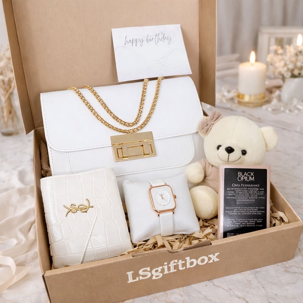 (PAKET TAS WANITA)[LANGSUNG KIRIM] HAMPERS GIFT BOX TAS SALEMPANG CLARA/KADO PACAR/KADO BESTIE/HAMPE