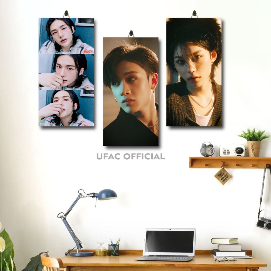 Poster Ruangan Kpop Stray Kids Lee Min-Ho / Ufac Official / Dekorasi Dinding Cewek /ORY|MGMXN