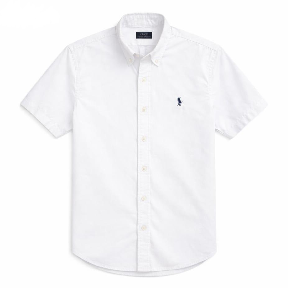 Kemeja Pria Polo Ralph Lauren Lengan Pendek Twill Premium - Kemeja Polo Ralph Lauren Kantoran