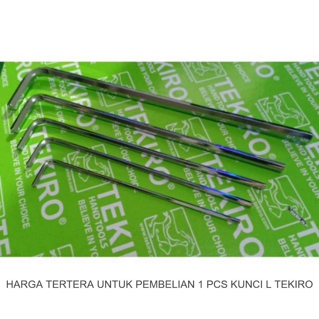 Tekiro Kunci L Panjang 3 4 5 6 / Hex Key Long Tekiro