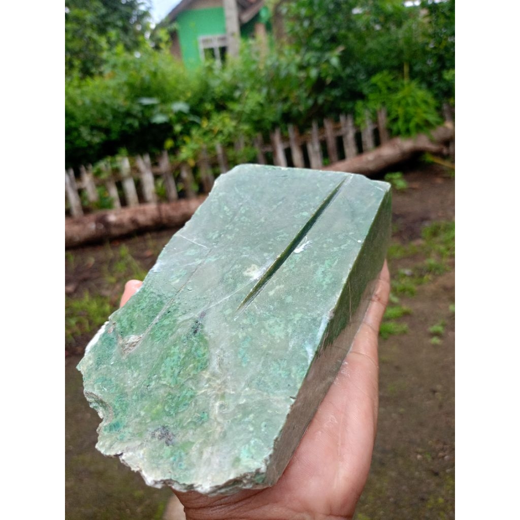 Bahan Batu Giok Nefrit Aceh Super