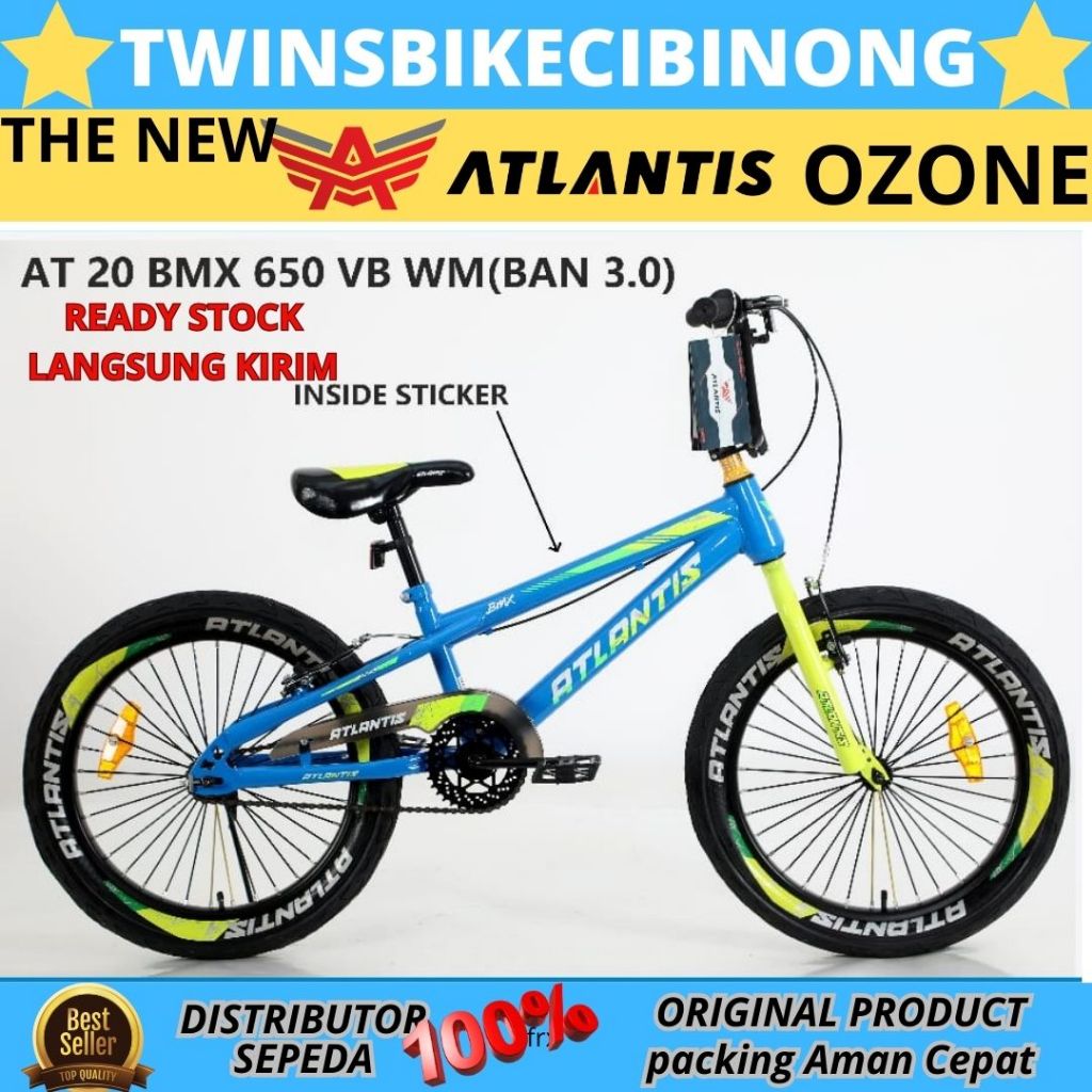 SEPEDA Bmx 20 ATLANTIS 650 WM OZONE BAN JUMBO 3.0