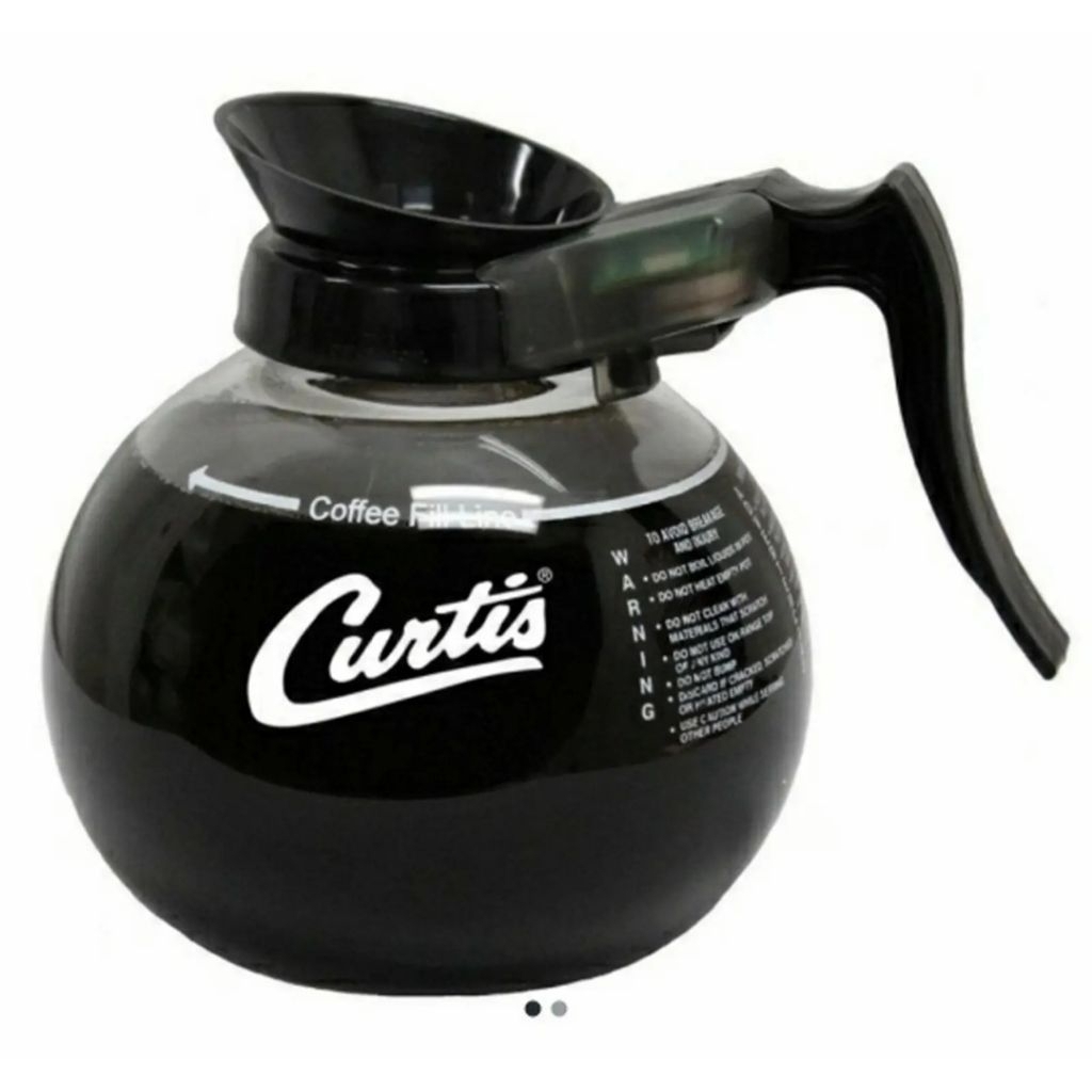 CURTIS Decanter coffe glass 1.8 liter Hitam& Coklat