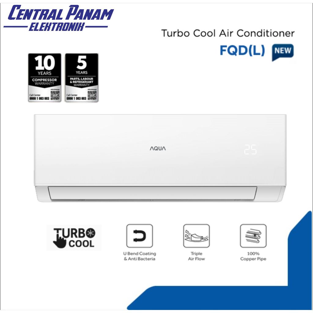 AQUA AC Split 1 PK AQA-KCR9FQDL3 Central Panam Elektronik