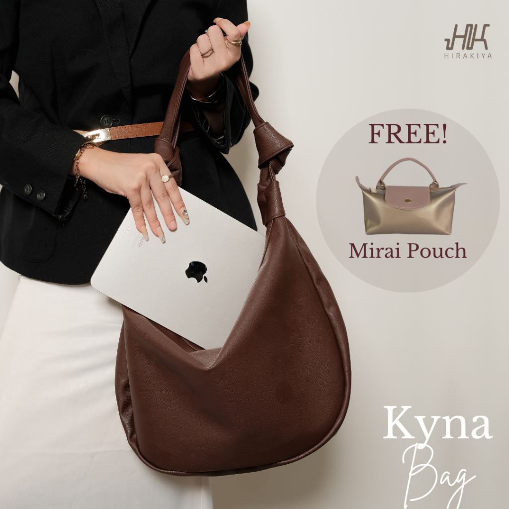 Hirakiya - Kyna Tote Bag Tas Wanita Synthetic Leather Premium Laptop 16 inch