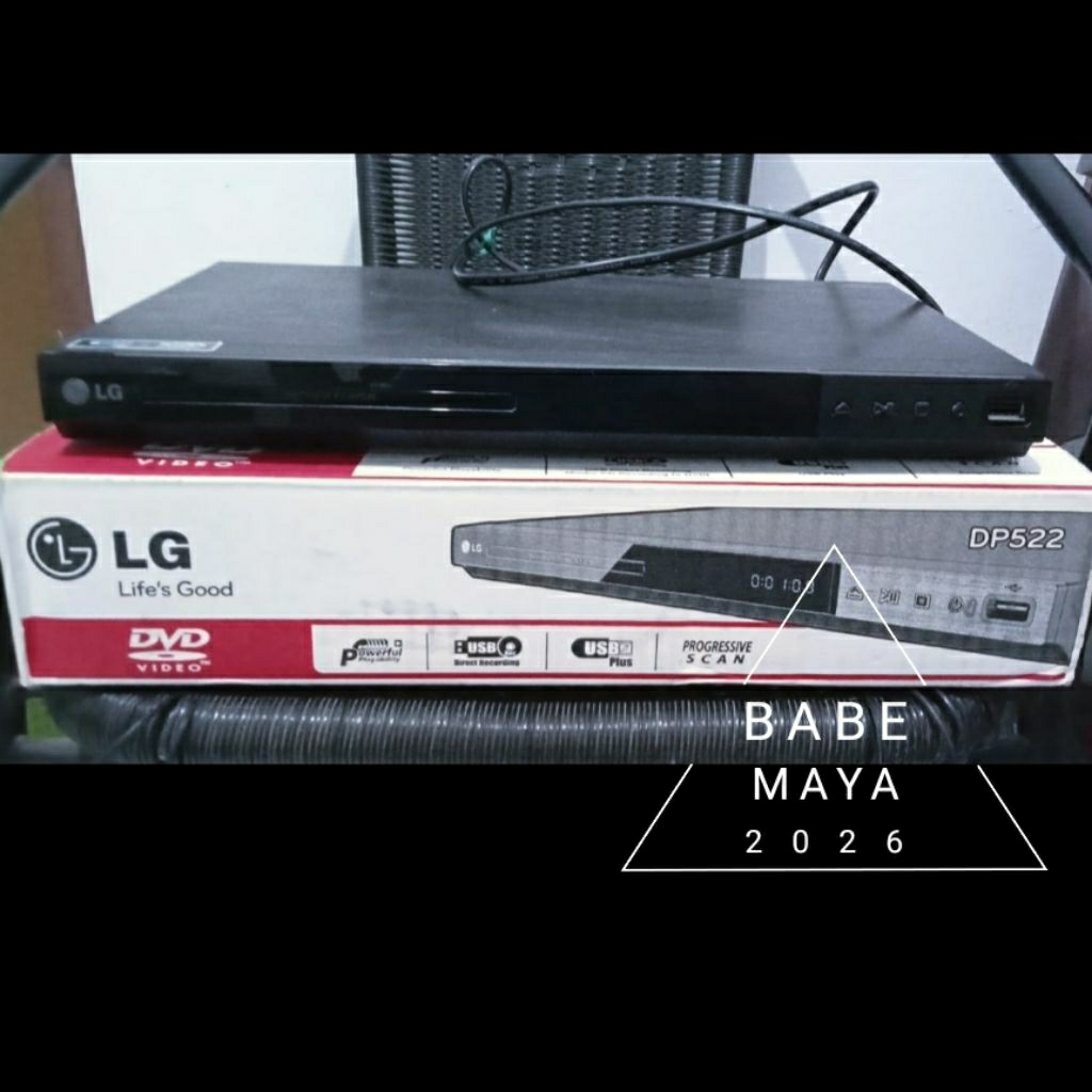 Preloved LG DVD Player 522 bekas