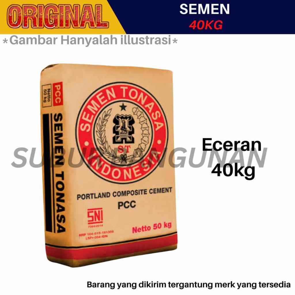 Semen Tonasa ukuran 40 kg Makassar