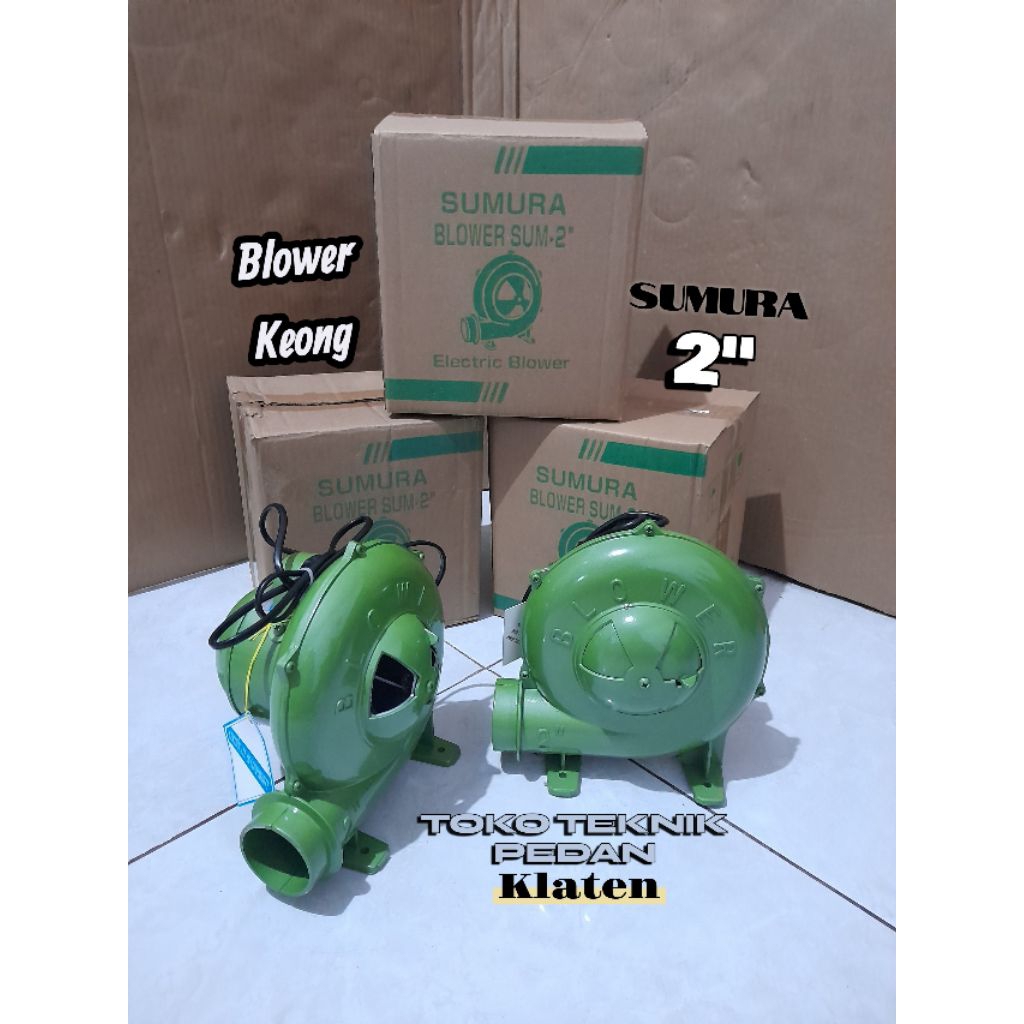 Blower Keong Angin 2" SUMURA / Mesin Blower Udara 2 Inch  Elektrik Electric Blower 2" SUMURA