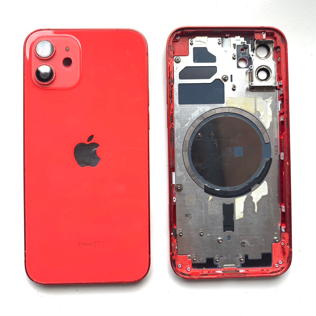 HOUSING IPHONE 12 MERAH ORIGINAL ASLI COPOTAN