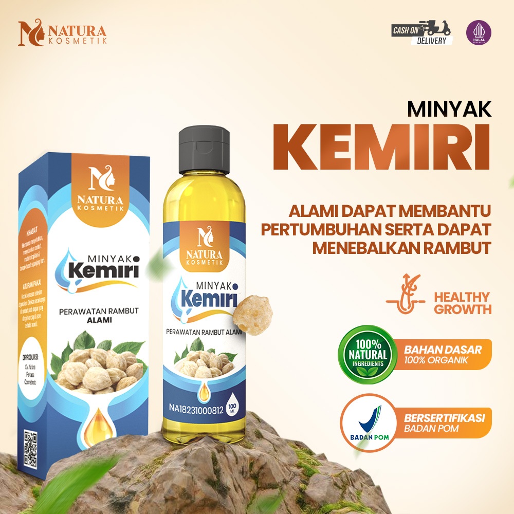 MINYAK KEMIRI AL AFIAH Untuk Penghitam Penumbuh Rambut Bayi Dan Kebotakan Rambut Rontok Asli