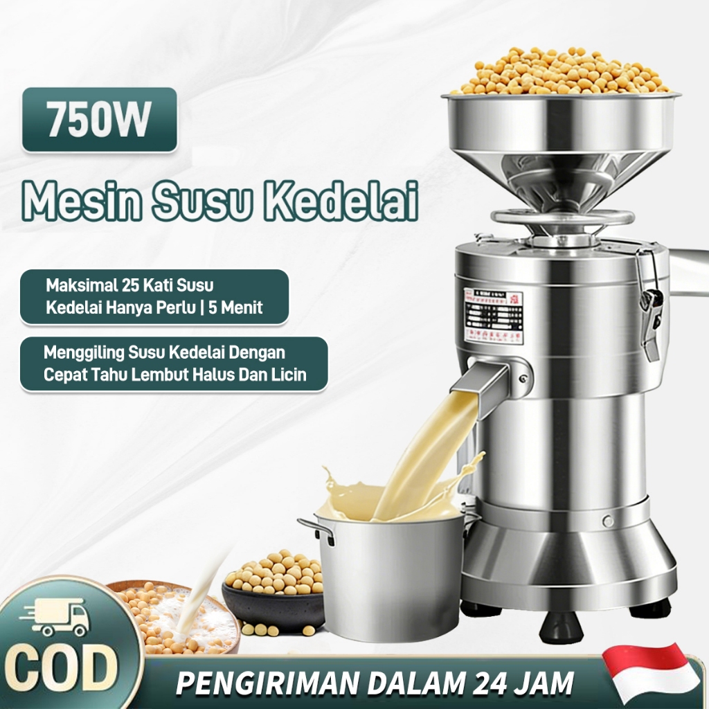 Mesin Susu Kedelai/Soya Splitter/ Pemisah Mesin Penggiling Stainless Steel/Soya Susu Kedelai Susu Al
